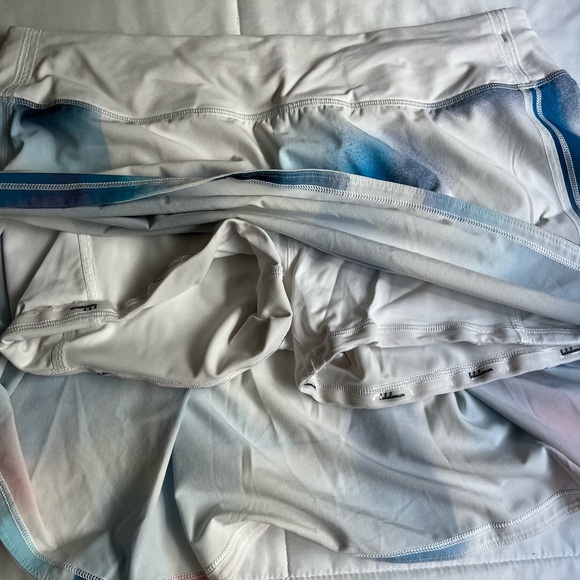 Super fun colorful Lululemon skirt!Adorable red, blue and white lulu skirt.💙❤️ - Picture 4 of 4